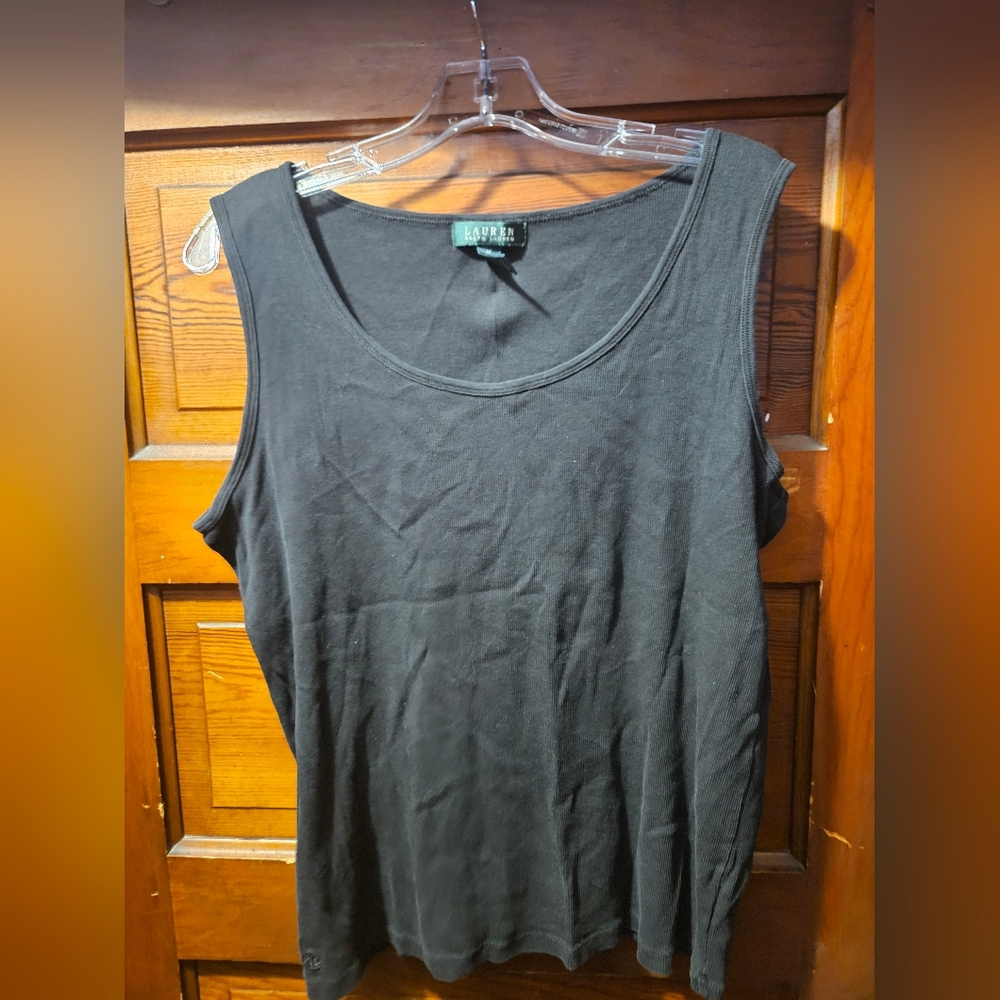 Lauren Ralph Lauren Black Tank Top